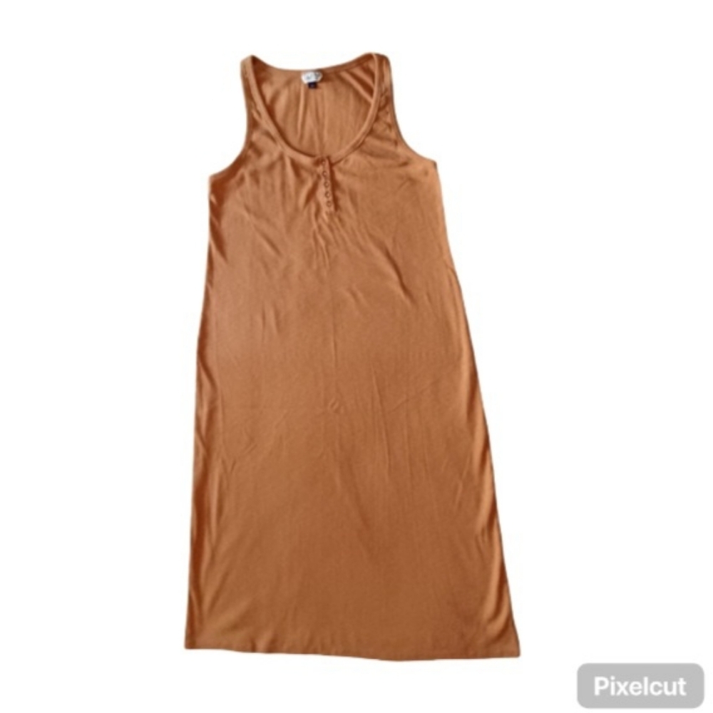Knit Maxi Tank Top Dress - Size XXL